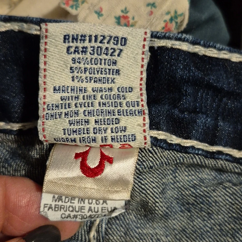 True Religion Dark Blue  Becky Super T  Jeans Sz.29 - Picture 8 of 8